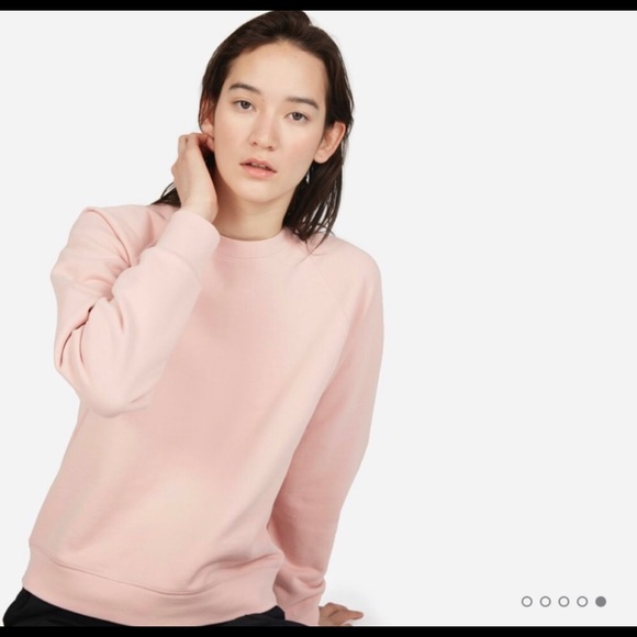 Everlane The Slim Classic French Terry Crew - Picture 2 of 6